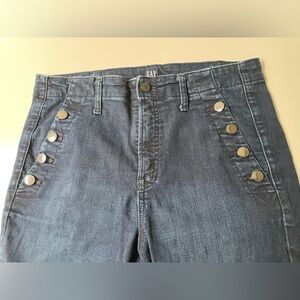 GAP Gold Button Sailor Skinny jeans